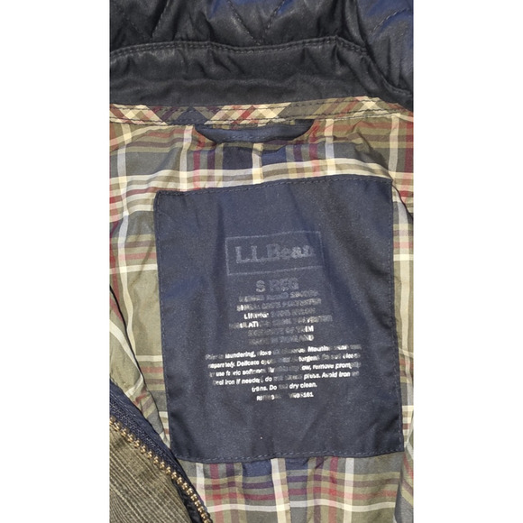 L.L. Bean Women’s Quilted Riding Chore Jacket Black S Equestrian Coat Outerwear - Picture 8 of 9